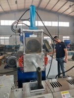 Vente directe usine : Granulateurs de plastique LDPE/PP recyclé, moteur central, fabricant chinois, extrudeuse de filaments
