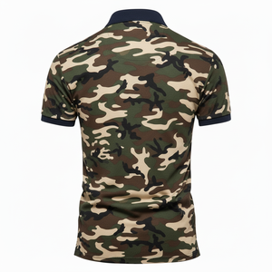 ออกแบบเสื้อกอล์ฟของคุณเอง เสื้อโปโลกอล์ฟชายแบบสั่งทำพิเศษ คอแข็ง 180 GSM พร้อมโลโก้ตามต้องการ - Product Image 2