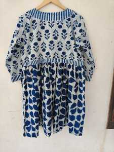 Vestido Maxi Boho de Algodón de Alta Calidad para Mujer, Vestido Estampado Floral, Corte Ajustado y Evase, Vestido Informal Cómodo y Sin Arrugas - Product Image 3