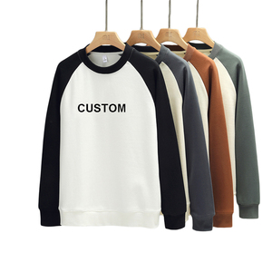 เสื้อสเวตเชิ้ตแร็กแลนขายส่ง แบบยูนิเซ็กซ์ คอวี ผ้าฝ้ายฟลีซ สีบล็อก  รับสกรีนโลโก้ เสื้อผ้าลำลองแนวสตรีทแฟชั่นสำหรับผู้ชาย - Product Image 1