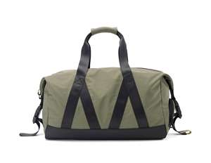 Custom Genuine Leather Trim Canvas Travel <b>Bag</b> <b>Waterproof</b> Vintage Weekender <b>Duffel</b> <b>Bag</b> Overnight Carry On <b>Bag</b> LCTB-0040 - Product Image 2