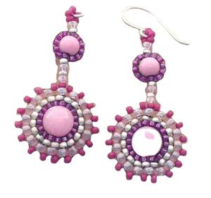 ต่างหูปักลายต่างหูลูกปัดหลากสีตามสั่งสำหรับผู้หญิงเครื่องประดับสำหรับงานเลี้ยงในราคาที่ดีที่สุด - Product Image 1