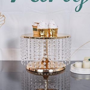 Support à gâteau de luxe pour la présentation de desserts, présentoir élégant pour les mariages, les pâtisseries et les maisons - Product Image 4