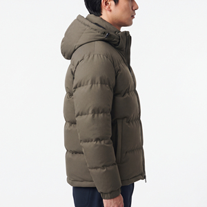 Veste d'hiver à capuche pour homme, style duvet, chaude, rembourrée, imperméable, coupe-vent, pour les voyages en plein air, vêtements décontractés, isolée pour les températures froides - Product Image 4