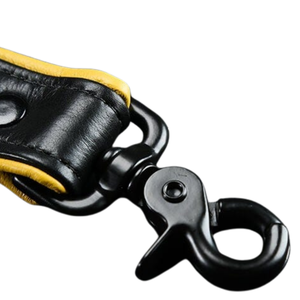 Black <b>Leather</b> <b>Harness</b> With Adjustable Straps And Metal Buckle For BDSM Use - Product Image 4