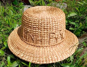 Sombrero <b>Straw</b> <b>Hat</b> Pom Pom Wild Western Bandit Fancy Dress / Customized Logo Lifeguard Travel Casual Striped Unisex Summer Party - Product Image 1