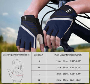 Gants de cyclisme unisexes sans doigts, antidérapants, absorbant les chocs, respirants - Product Image 2