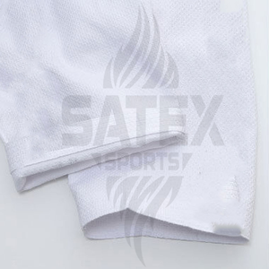 ชุดยูนิฟอร์มคาราเต้แบบใหม่ล่าสุด สีพื้น ระบายอากาศ แห้งเร็ว ผลิตจากผ้าโพลีเอสเตอร์ผสมคอตตอน รับสกรีนโลโก้ - Product Image 6