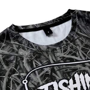 เสื้อตกปลาแบบแห้งเร็วสำหรับการแข่งขัน OEM/ODM ออกแบบตามสั่ง ผลิตจากผ้าสแปนเด็กซ์/โพลีเอสเตอร์ พิมพ์ลายแบบซับลิเมชั่นเต็มตัว - Product Image 3