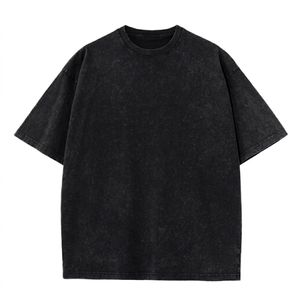 เสื้อยืดผู้ชายแบบถักลายเรียบ โลโก้ด้านหน้า ผ้าฝ้าย 100% ระบายอากาศ แห้งเร็ว คุณภาพสูง สไตล์สตรีทแวร์ - Product Image 4
