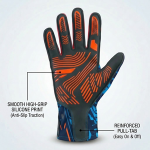 Gants de karting respirants avec design de préhension flexible pour utilisation sur piste, production OEM et vente en gros pour les détaillants sportifs - Product Image 3