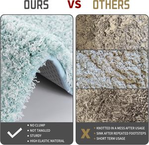 Hot Selling 17"x24" Microfiber Bath <b>Mat</b> Super <b>Absorbent</b> Non-Slip Floor Thick Plush Shaggy Tufted Bathroom Rug Washable Hotel - Product Image 2