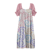 Nouvelle Arrivée 2025 – Robe Longue Décontractée Tropicale Sans Bretelles pour Femme, Coupe Ample (Mumu), Fabrication OEM Directe Usine, Livraison Rapide, Impression Personnalisée, Taille Naturelle, Coupe Basse