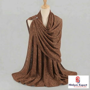 Soft Touch Neckwear Fabric Cotton Viscose Polyester Lightweight Woven <b>Scarf</b> Textile Fashion Accessory OEM ODM Private Label Supp - Product Image 3