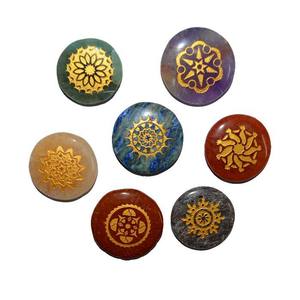 Chakra Tumbled Rune pierres ensembles naturel Fengshui mascotte produit de guérison - Product Image 6