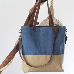 Leather <b>Canvas</b> <b>Tote</b> Bag Vintage <b>Canvas</b> Shoulder Handbag Travel Work Shopping Large Capacity Open Embroidery LCTB-0071 - Product Image 2