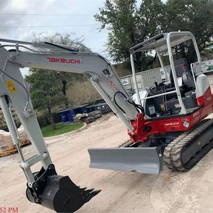 Takeuchi Tb240 Compact <b>Excavator</b> Crawler Digger 1.8 Ton Hydraulic Excavation <b>Machine</b> With Digging Bucket 0.12m³ Capacity - Product Image 1