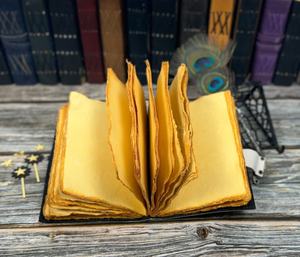 Rustic Handmade Genuine Leather <b>Journal</b> Diary Notebook Antique Style Leather Bound <b>Journal</b> with Handmade Paper Vintage <b>Writing</b> - Product Image 4
