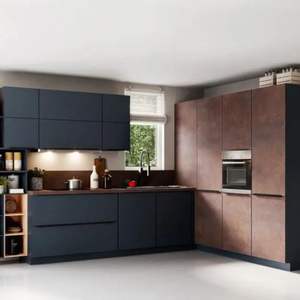 Cuisine modulaire RTA sur mesure de style européen sans cadre en contreplaqué, design personnalisé, usine au Vietnam, projet JY - Product Image 3