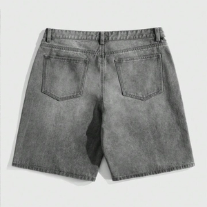 New Arrival OEM Summer Men Demin <b>Jeans</b> Shorts Unique Design High Street Style High Quality <b>Elastic</b> <b>Waist</b> Eco-Friendly Factory - Product Image 3