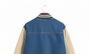 Latest Sporty Casual Canvas Varsity <b>Jacket</b> OEM Outdoor <b>Winter</b> Chenille Patch Embroidered Front <b>Waterproof</b> Breathable Zipper - Product Image 4