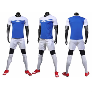 Custom Black White Soccer Uniform Kit Men Football Jersey Set with Shorts <b>Socks</b> Red Cleats Training Match Sportswear Team Kit - Product Image 2
