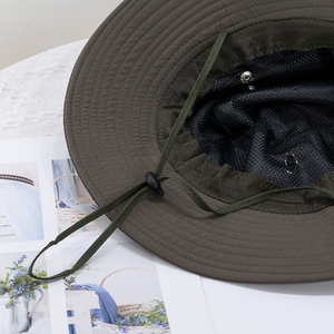 Sombrero de Pescador Personalizado de Alta Calidad para Hombre, Impermeable, de Ala Ancha, Protección Solar, Gorra al por Mayor para Actividades al Aire Libre, Surf, Pesca y Viajes - Product Image 6