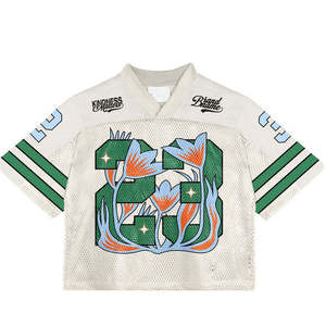 Camiseta de Fútbol Oversize Personalizada al por Mayor, Estilo Urbano, para Hombre, Conjunto de Camiseta de Fútbol de Malla para Niño - Product Image 4