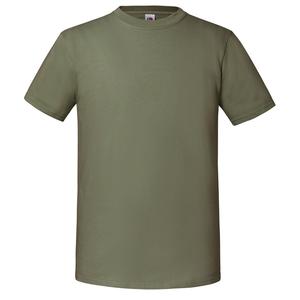 T-shirt unisexe à manches courtes raglan en polyester/coton, col rond, coupe classique, couleur unie, avec logo personnalisé sur le devant, vente en gros - Product Image 1
