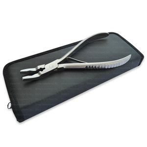 Pince à micro-anneaux pour extensions capillaires de haute qualité, avec fonction de maintien, emballage personnalisé, logo, meilleur prix, outil en acier inoxydable de qualité chirurgicale - Product Image 1