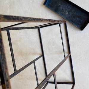 Chaîne de pluie en métal contemporaine pour la décoration de patio - Product Image 1