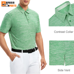 Camisetas Deportivas Personalizadas de 220 Gramos, Tejidas, 100% Algodón, Antiarrugas, con Botones al Frente, Manga Corta, Estampado Digital para Hombre - Product Image 2