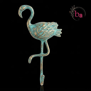 <b>Beads</b> Art Traditional Flamingo Shape Brass Furniture Handle Eco-Friendly Adjustable Durable Cabinet Knob - Product Image 1