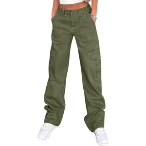 Unisex Cargo Pants Premium Cotton Ripstop Utility <b>Trousers</b> Multi Pocket Outdoor Style Sample Service Available Today - Product Image 4