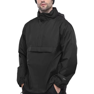 Chaqueta Cortavientos con Capucha para Hombre SANGLA SPORTS, Ligera, Ecológica, Resistente al Viento, Transpirable, Reversible, de Secado Rápido, para Invierno y Actividades al Aire Libre - Product Image 3