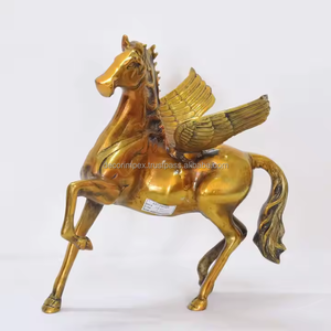 Figura de animales artesanales de Metal de aluminio con acabado Premium Gran regalo para la decoración del hogar de la Oficina por Decor IMPEX - Product Image 1