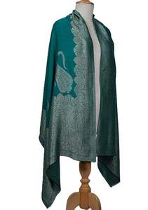 Écharpe en cachemire et laine fine pour femme VIC, réversible, respirante, pour un usage quotidien, élégante, à double face - Product Image 4