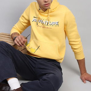 Sudadera con Capucha Personalizada con Logotipo, para Hombre, de Invierno, Tejido Grueso de Mezcla de Algodón, ODM, Hombros Caídos, Estampada - Product Image 2