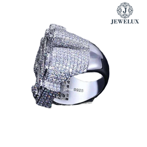 High Demnd Unisex <b>925</b> <b>Silver</b> <b>Ring</b> IGI Certified Designer Finish for Wedding Engagement Party Wear Available for Export Price - Product Image 4