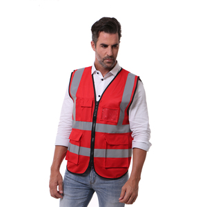 Chaleco de Seguridad de Diseño Único para Trabajo, Alta Visibilidad, Logotipo Personalizado, Material de Algodón Reflectante, Chaleco de Seguridad Ligero - Product Image 4