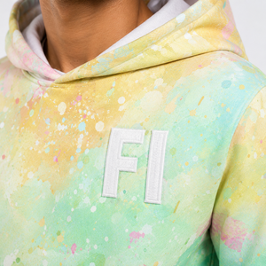 Ensemble de survêtement unisexe tie-dye ODM/OEM – Sweat à capuche coupe classique en coton French Terry, idéal pour le printemps, avec poches – Tenue décontractée - Product Image 5
