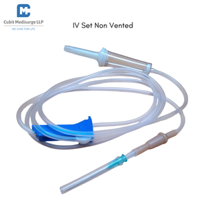 ชุดอุปกรณ์ให้สารน้ำทางหลอดเลือดดำแบบใช้ครั้งเดียวพร้อมห้องหยดยา ตัวหนีบแบบลูกกลิ้ง และข้อต่อเข็มลูเออร์ ท่อสำหรับการให้สารน้ำทางการแพทย์แบบปลอดเชื้อ - Product Image 2