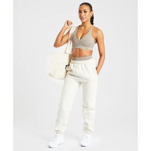 Soutien-gorge de sport taupe mat de haute qualité avec bretelles réglables au dos, décolleté en V, maintien élevé et nouveau soutien-gorge de sport pour femme - Product Image 5