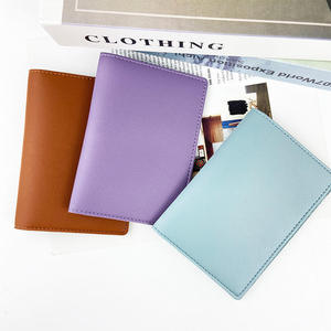 Genuine Luxury Quality PU Leather Customized RFID Protect Passport Cover & <b>Holder</b> Travel Wallet with Sim TF Card Slot - Product Image 4