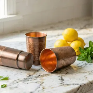 Botella de Cobre de Primera Calidad para Viajes, Gimnasio, Oficina, Actividades al Aire Libre e Hidratación Diaria, Disponible a Precio de Mayoreo - Product Image 3