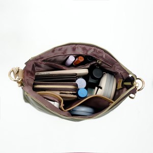 Lightweight Nylon Lady Felly <b>Bag</b> Adjustable Strap Elegant Simple Design <b>Large</b> Capacity Waterproof <b>Drawstring</b> Travel Shopping - Product Image 3