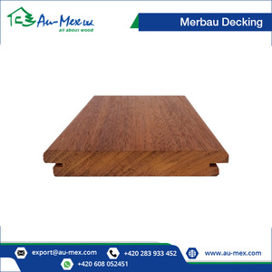 Merbau Rustic Outdoor <b>Decking</b> with Fireproof Dual Lock Tongue-and-Groove Click Installation Grooved Edge <b>Brushed</b> Finish - Product Image 6