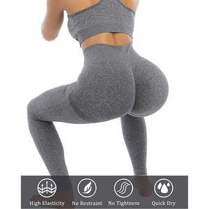 Women's High Waist Yoga Pants <b>Tummy</b> <b>Control</b> Slimming Booty Leggings Workout Running Butt Lift Tights - Product Image 5