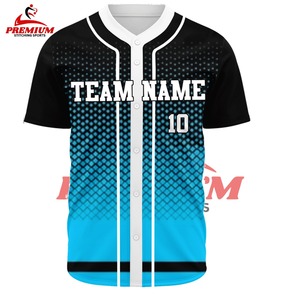 Quality Blank Unisex Plus Wholesale Breathable <b>Baseball</b>/Softball Jersey Customized Color Logo Fully Sublimation Print Premium - Product Image 4
