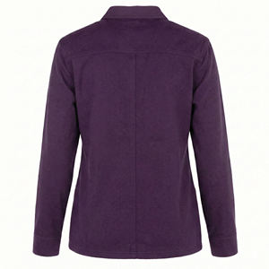 Blouse médicale personnalisée en gros, veste chaude à boutons-pression, uniforme d'infirmière, chemise à manches longues avec col et poches, blouses de clinique - Product Image 3